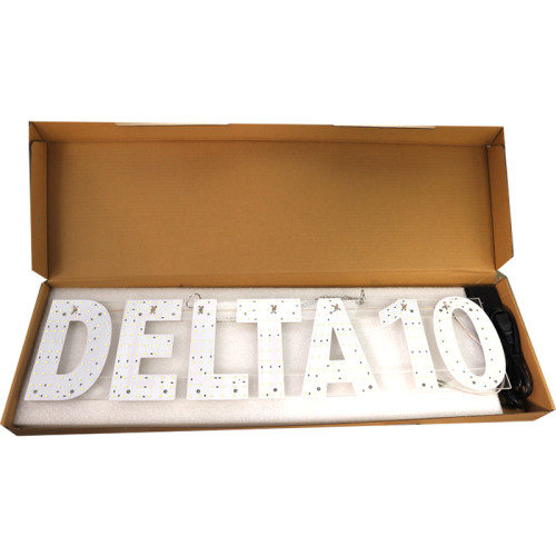 LED SIGN MEDIUM (DELTA 10) 30"X7" - WHITE
